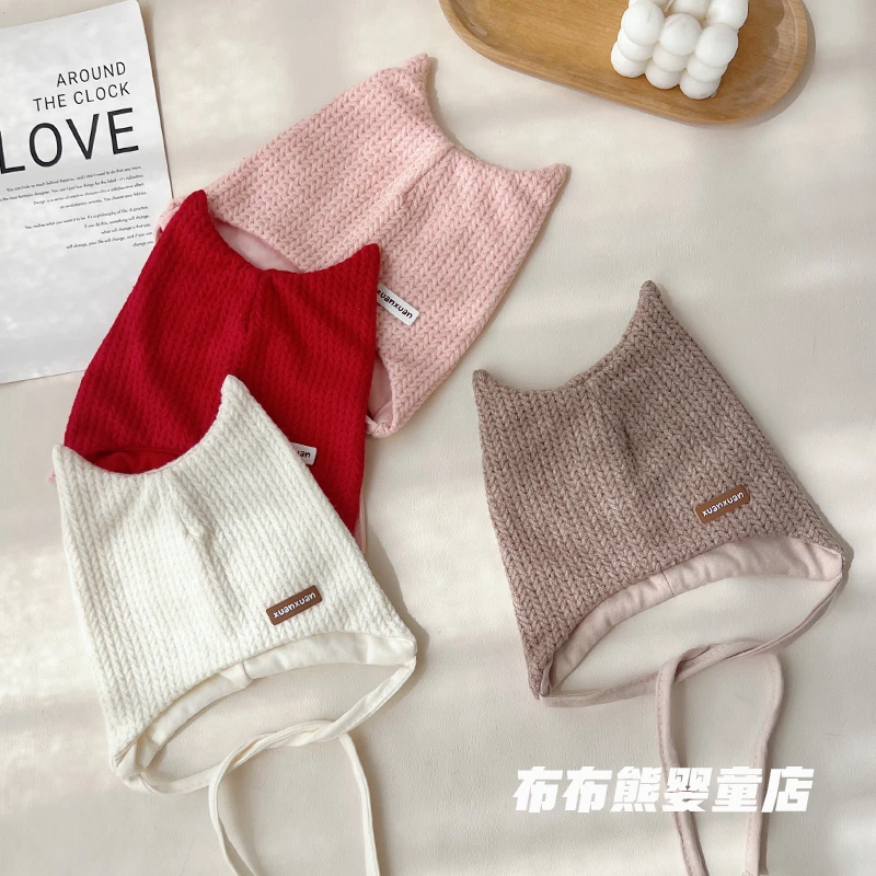 新生婴儿春秋可爱超萌护囟门帽初生宝宝秋季防风护耳帽婴幼儿胎帽