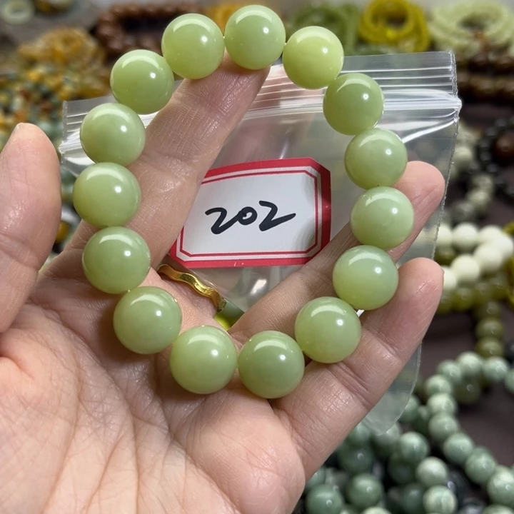 蛇纹石玉未镶嵌手链