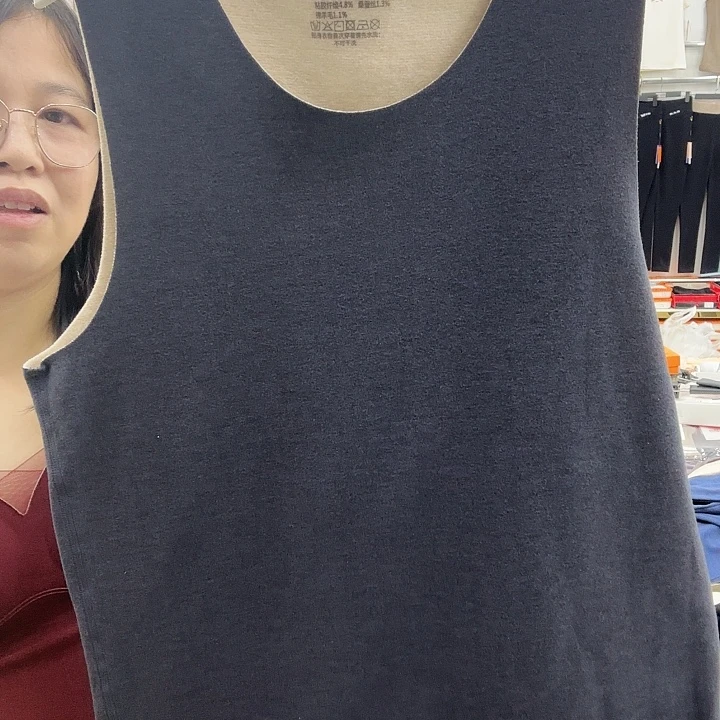 三醋酯纤维男士秋冬背心