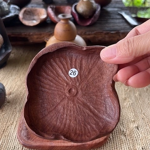 玲姐茶具木艺迷你果盘