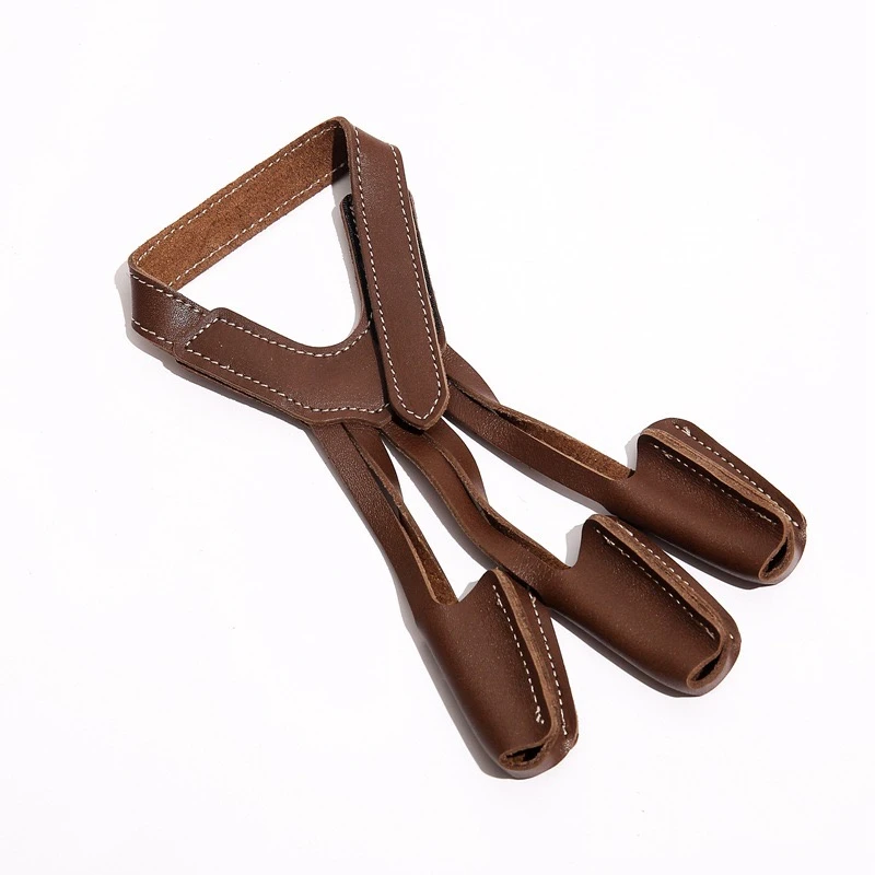 黑寡妇护指 头层牛皮弓箭射箭三指护指地中海拉弦美猎手套