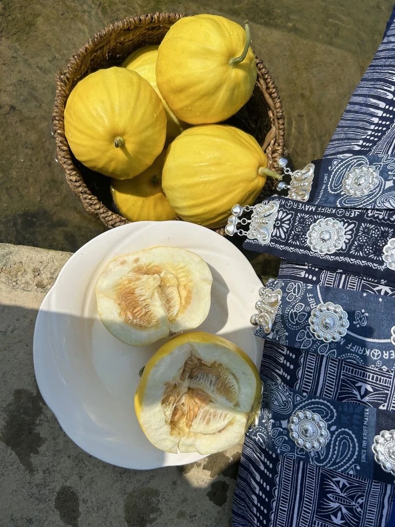 【顺丰包邮】湖南怀化芷江老品种黄金香瓜清晨现摘现发甜脆多汁