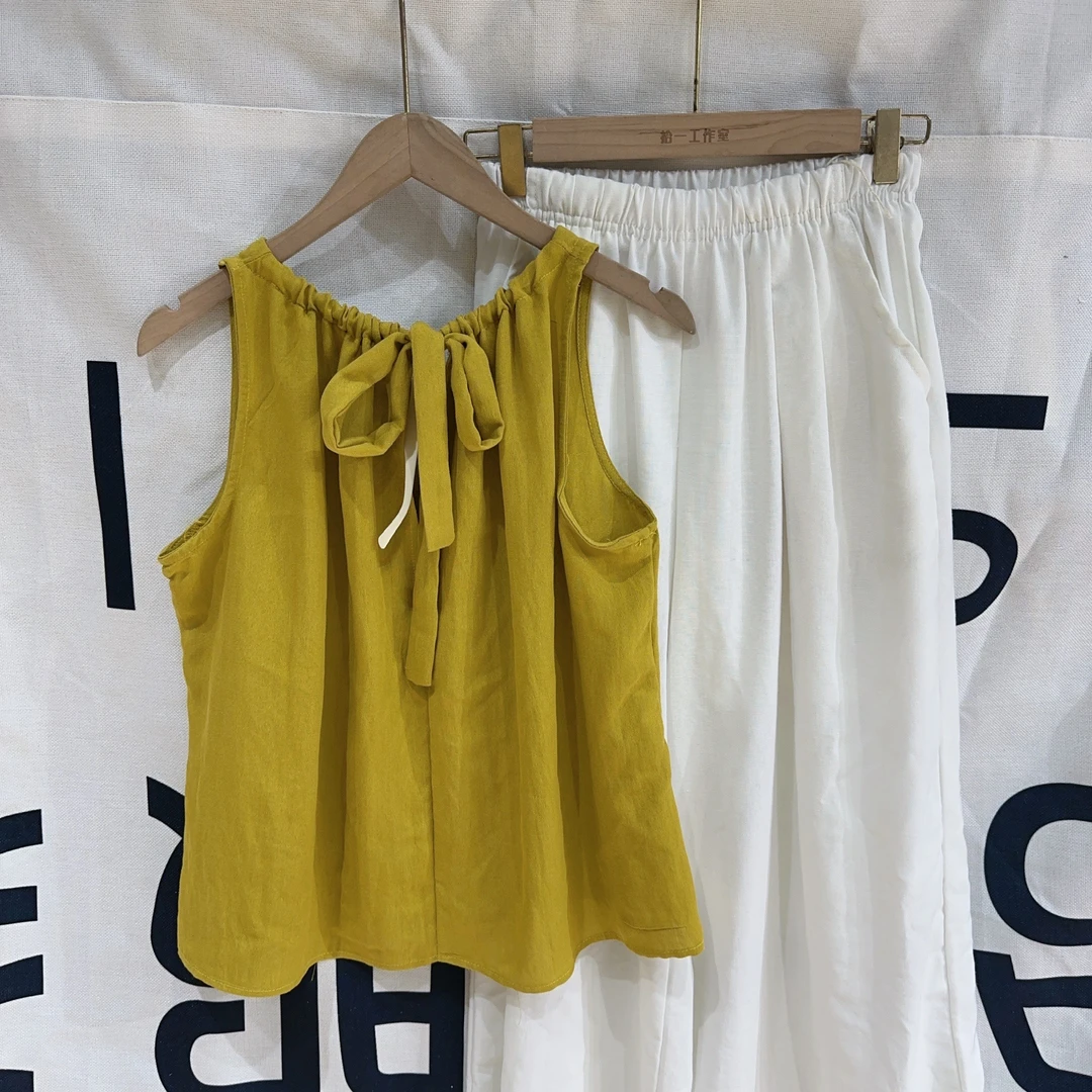 拾一 夏日风情 绑带挂脖上衣