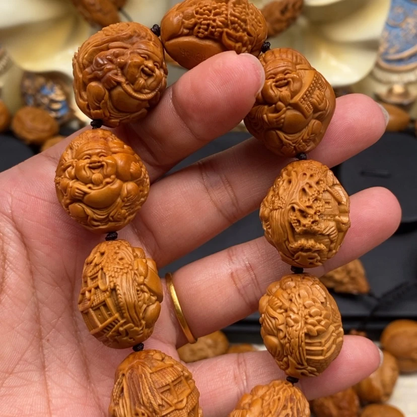 【闪购商品】橄榄核手串橄榄手工雕刻工艺