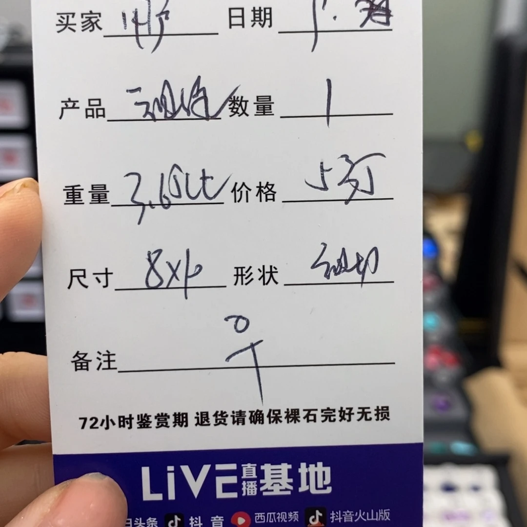 用***8裸石合成（培育）祖母绿