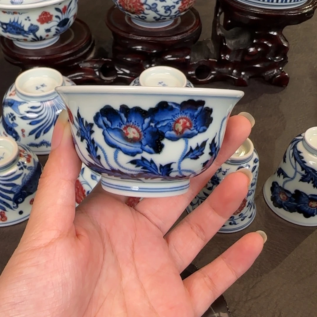 和然窑虞美人釉里红