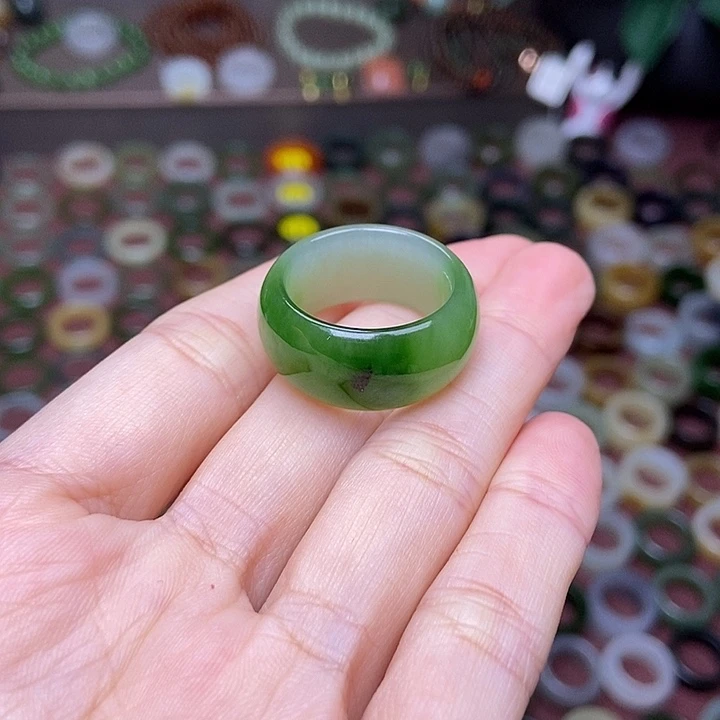 和田玉戒指未镶嵌18.4旷野