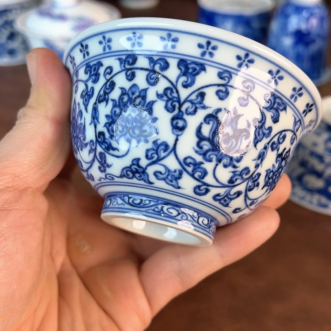 杯。景德镇全手工手绘陶瓷