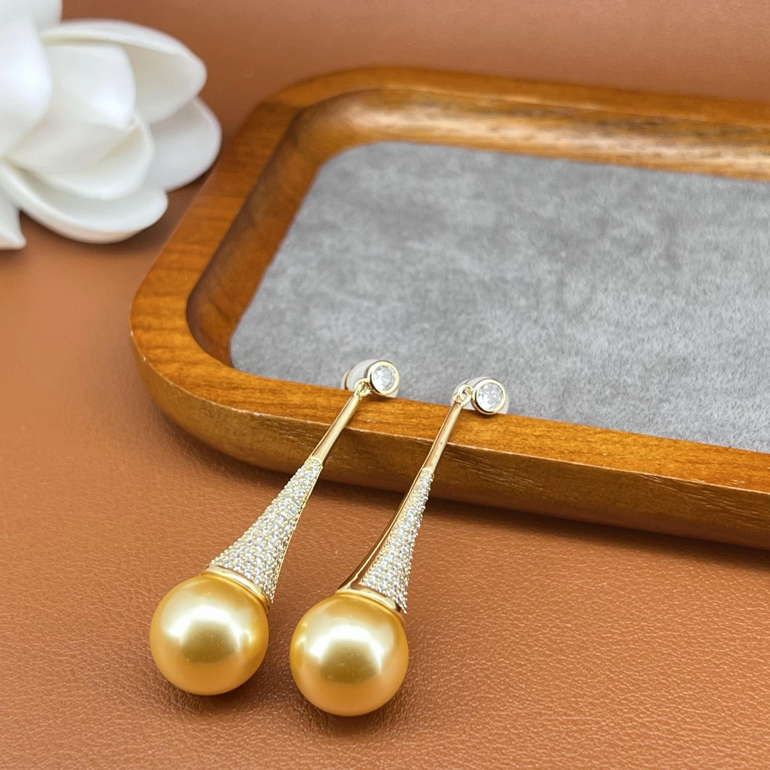 7141  圆球流苏耳钉