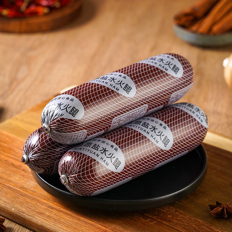 【厂家直销】盐水肠大火腿午餐肉香肠肉肠大根340g*3根