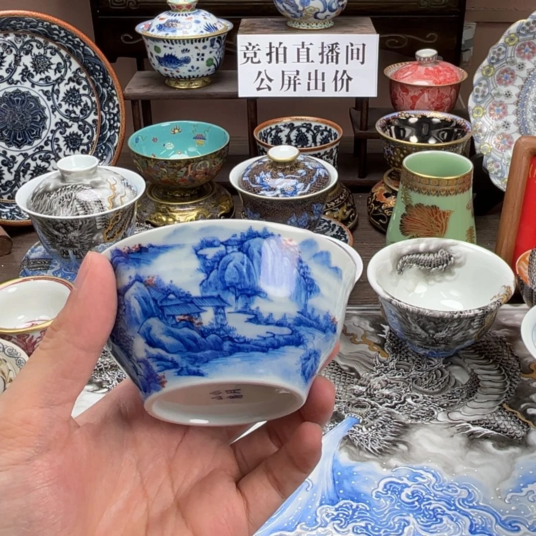 瓷片景德镇手工手绘陶瓷