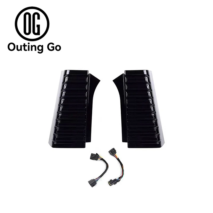 捷途旅行者山海T2汽车尾灯D柱LED警示灯防水效果侧板灯一对带标