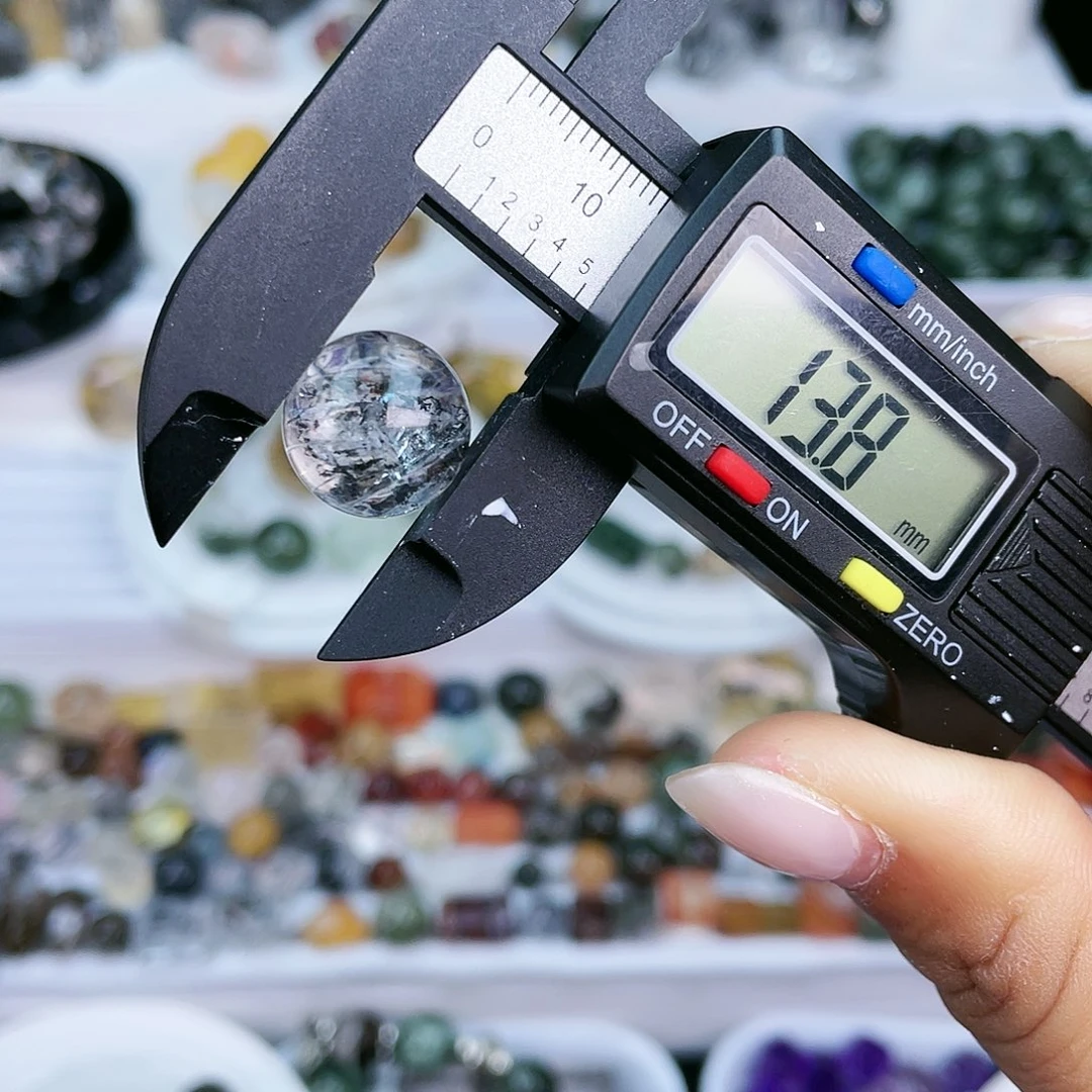 水晶单珠打孔不退不换未镶嵌