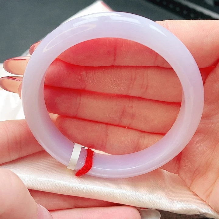 翡翠手镯未镶嵌54泥鳅背