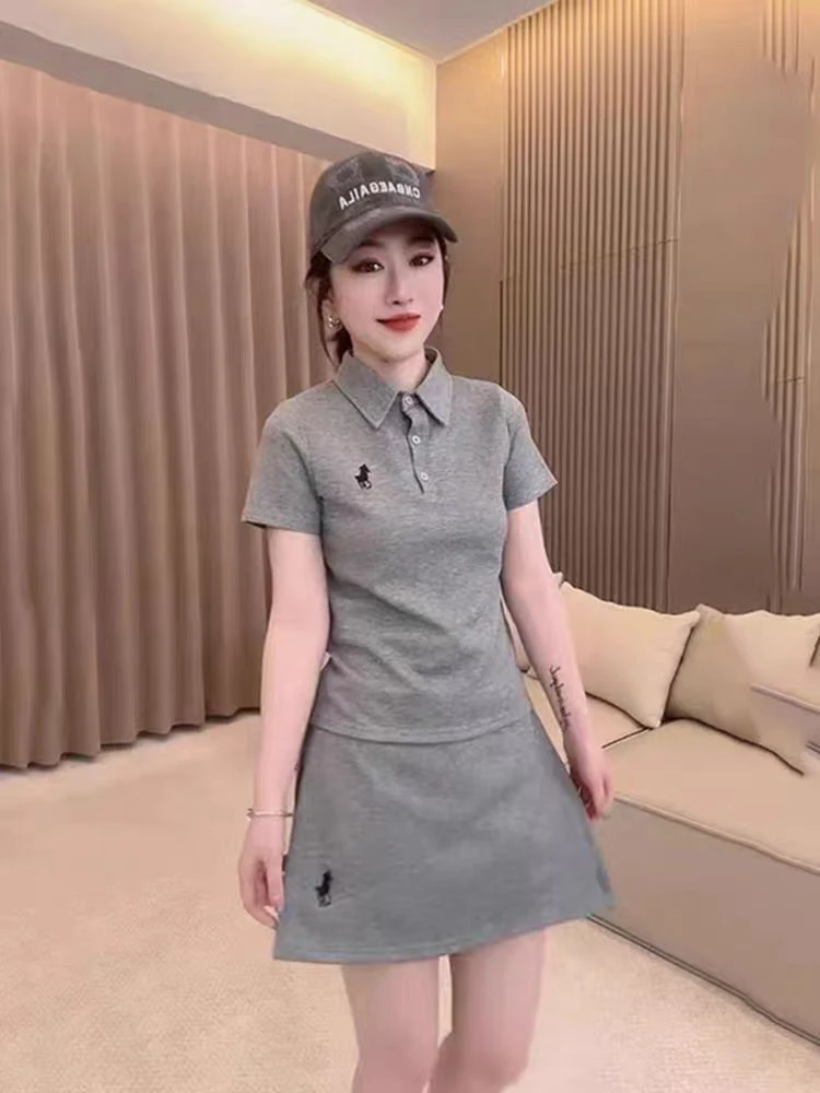 8856裤裙套装街头风减龄夏季时尚套装气质慵懒风运动风森系运动