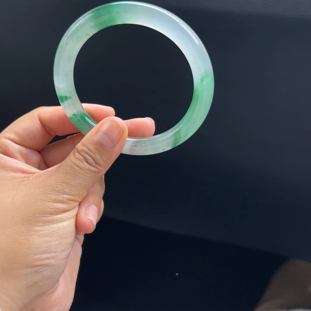 石英质玉未镶嵌手镯非洲翠5960