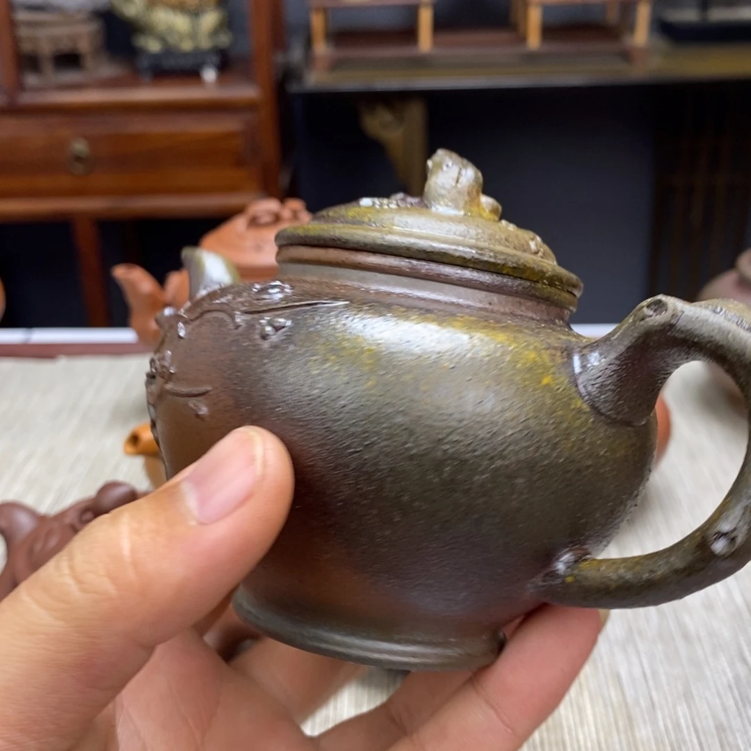 不***茫茶壶底槽青微瑕容量260