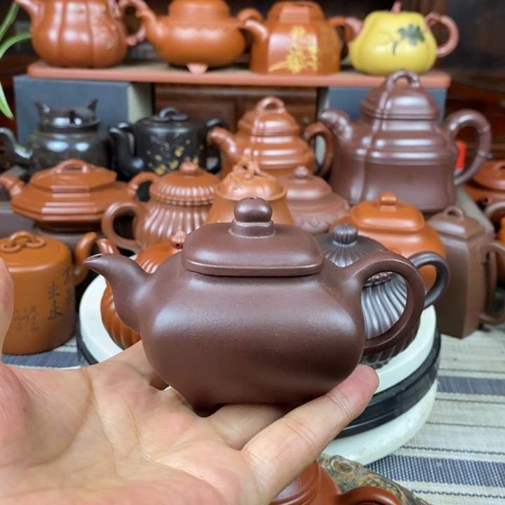 紫砂茶壶全手工传炉130-260cc原矿老紫泥特价