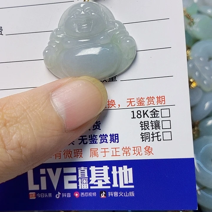 翡翠未镶嵌颈饰天然A货翡翠