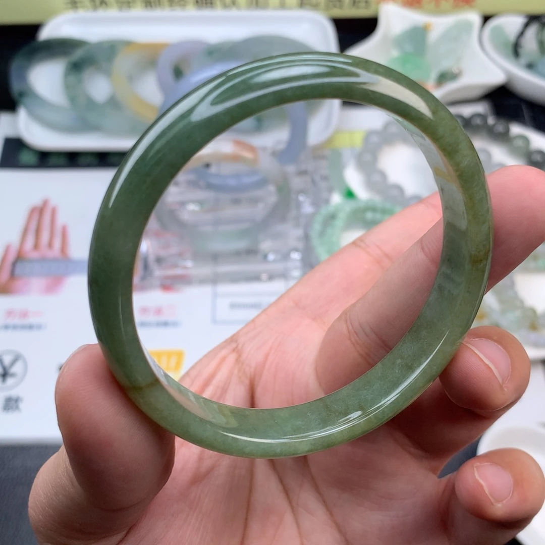 【闪购商品】未镶嵌定制翡翠59.60正圈