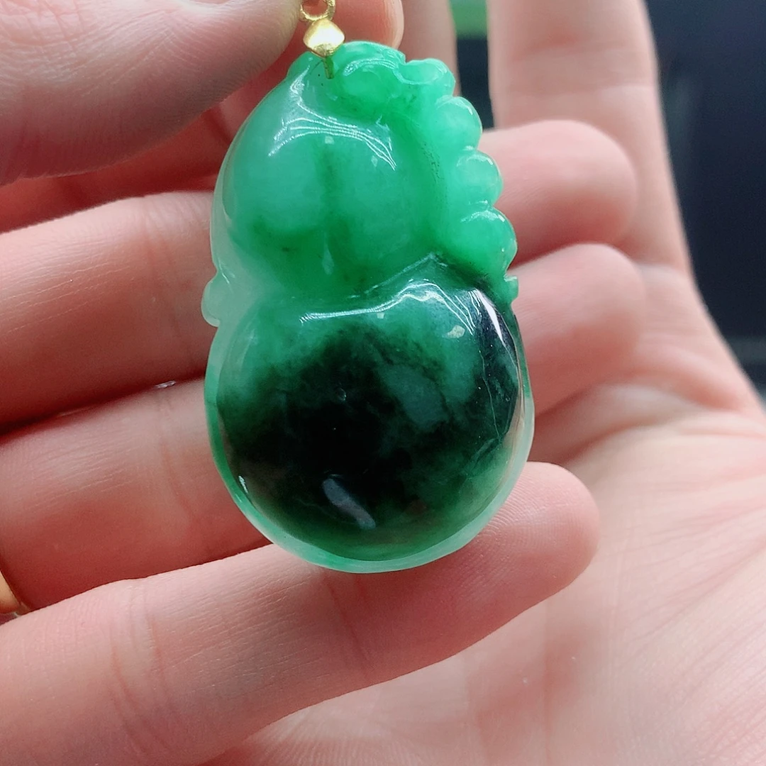 翡翠银S925镶嵌颈饰