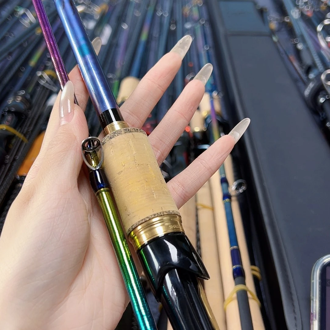 3.8m碳素飞*抢柄路亚杆