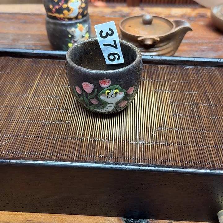 纯手工制作粗陶茶具