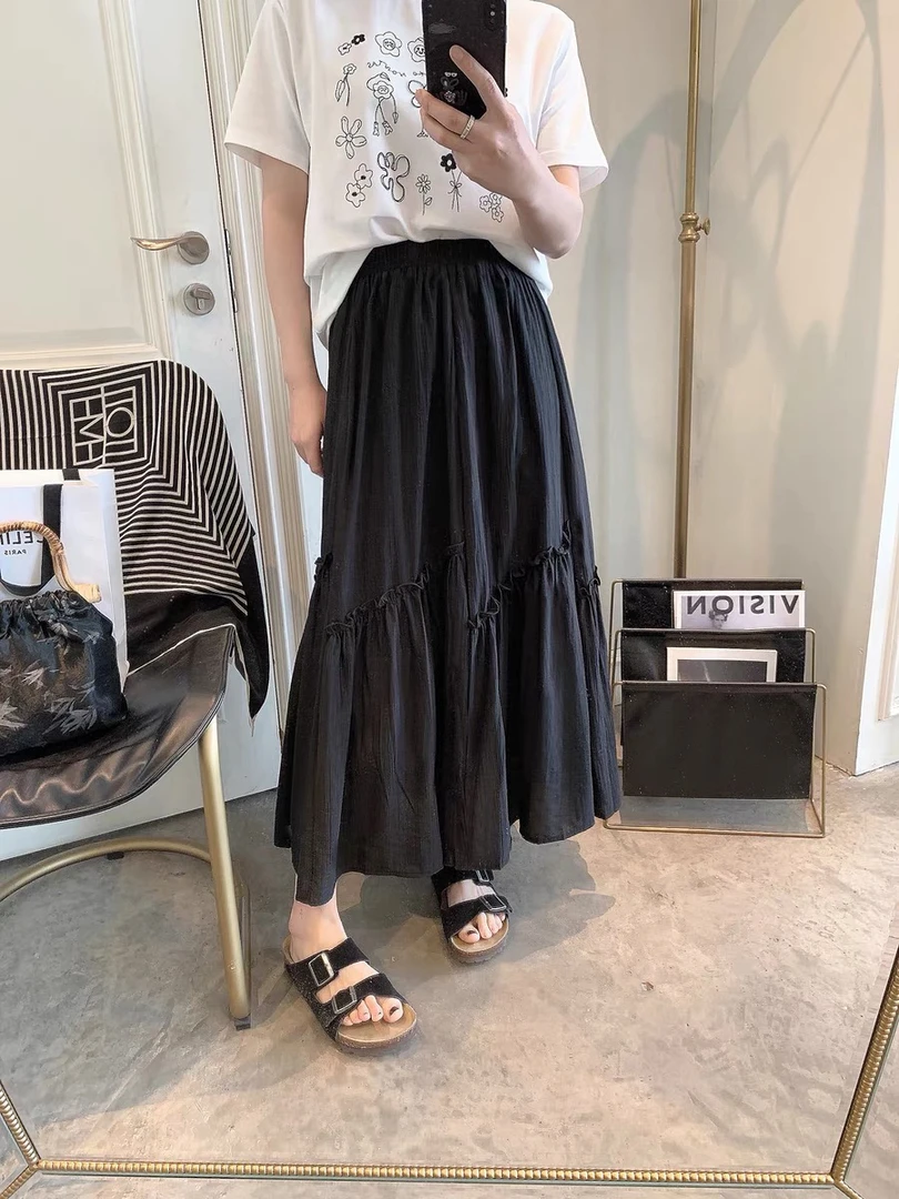 9919 时尚优雅显瘦百搭A字半身裙