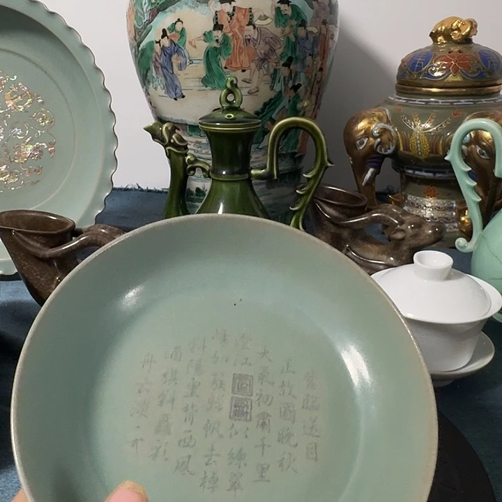 摆件清*瓷瓷瓷，漏漏漏！