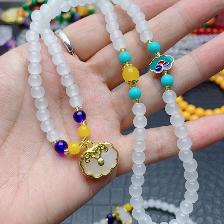 树脂制品25号设计款项链