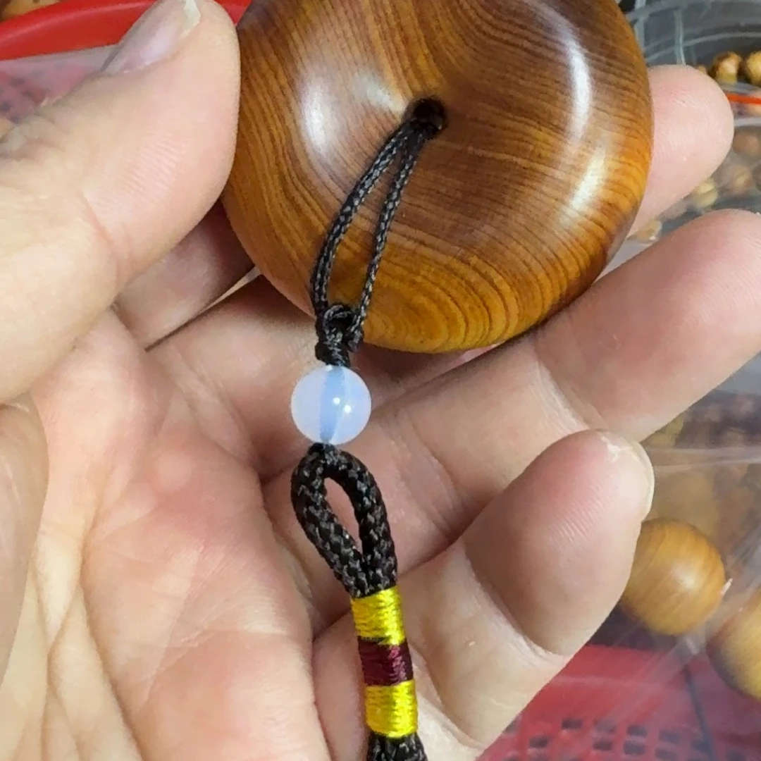 柏木（崖柏）四***月太行崖柏黑油平安扣