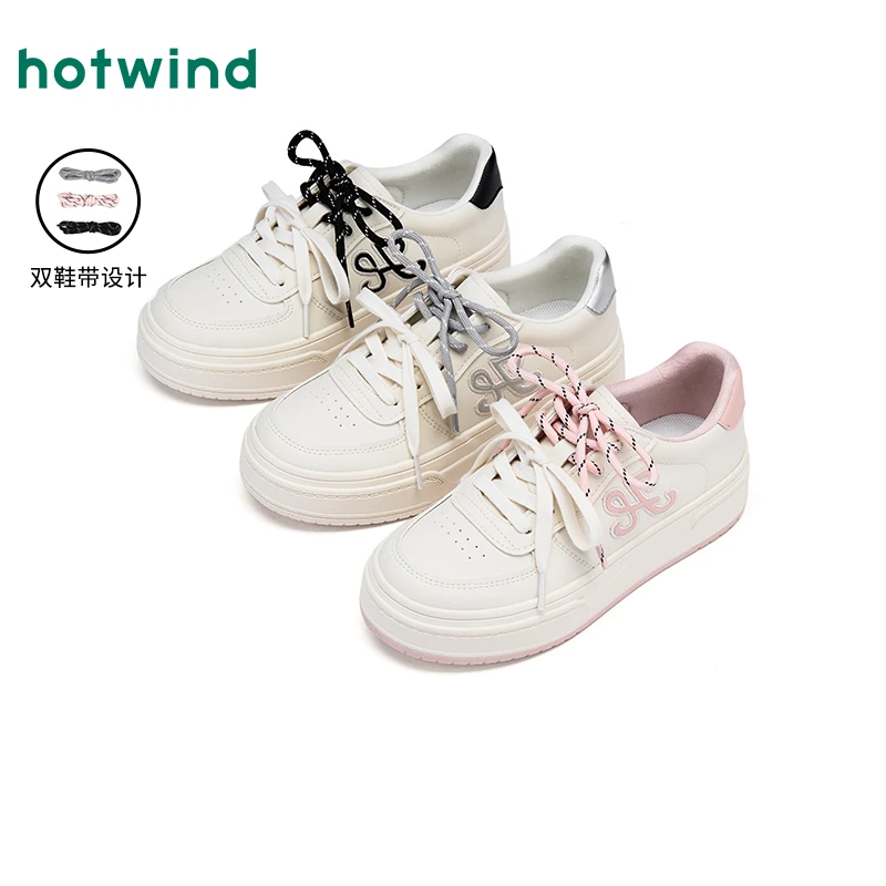 热风2025年秋季新款女士时尚休闲鞋H14W25769