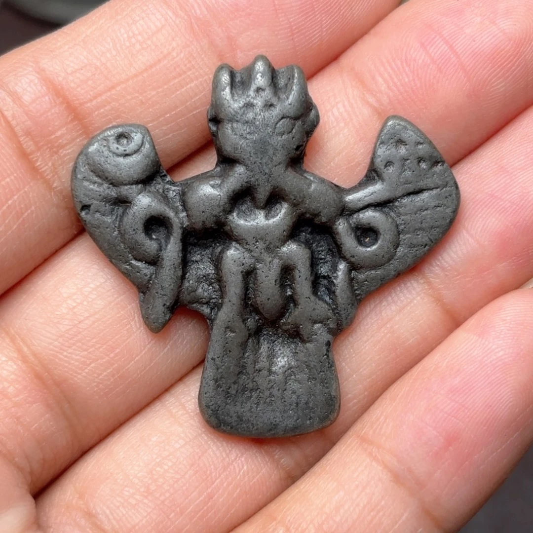 铜星月菩提吊坠项链