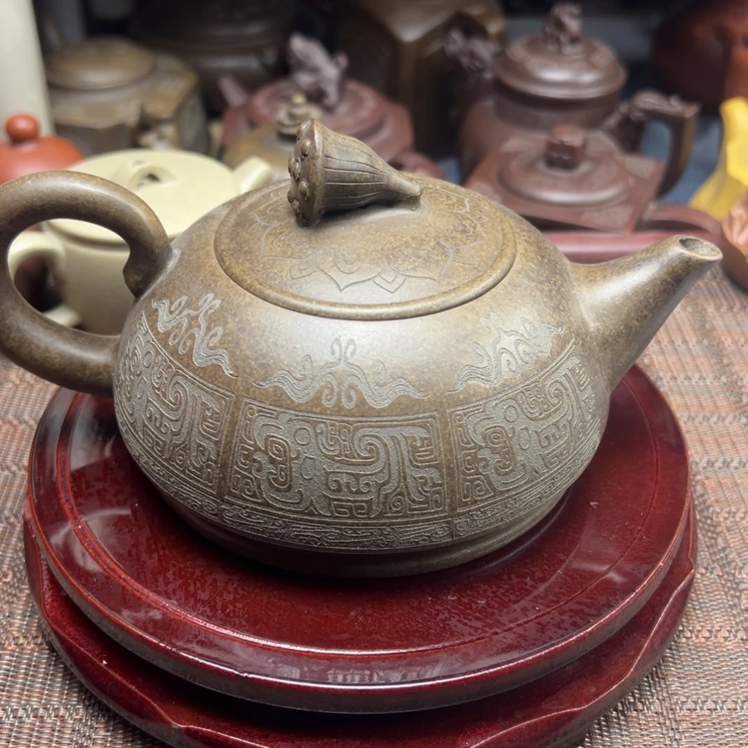 紫砂茶壶宜兴原矿紫砂壶450毫升容量