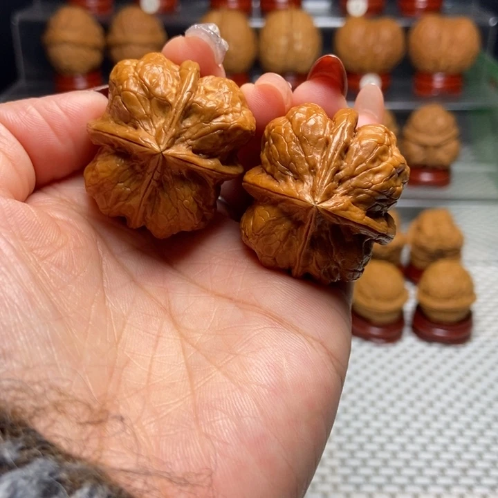 把件文玩核桃4金尊八面蟾