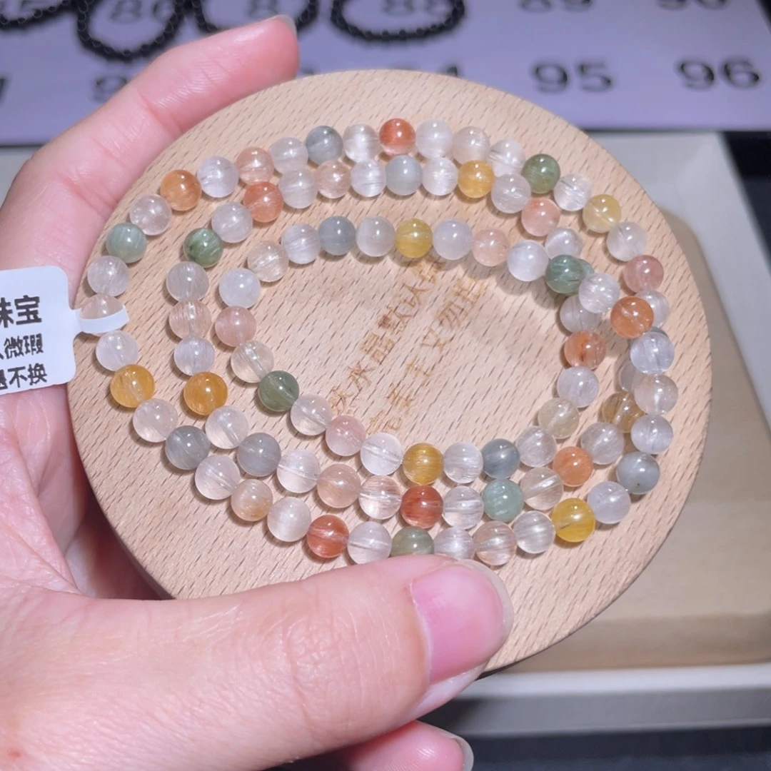 曼***林未镶嵌手链水晶89号多样性发货一-  5+
