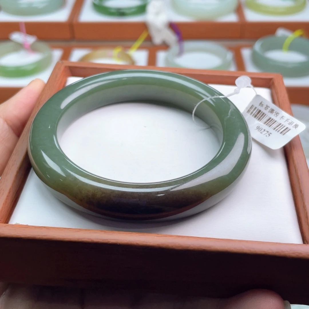 【闪购商品】未镶嵌手镯和田玉链接18。56-57