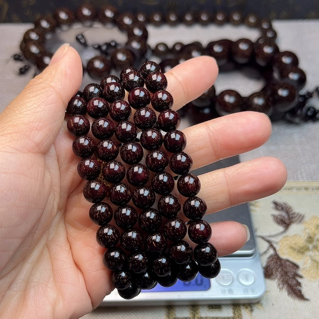 檀香紫檀（小叶紫檀） 0.8 108颗 爆星