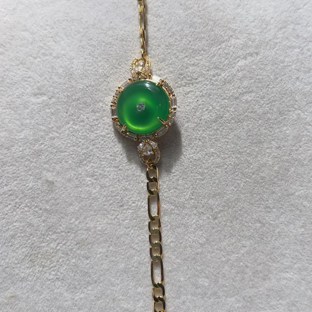 玛瑙/玉髓手链合金再***?