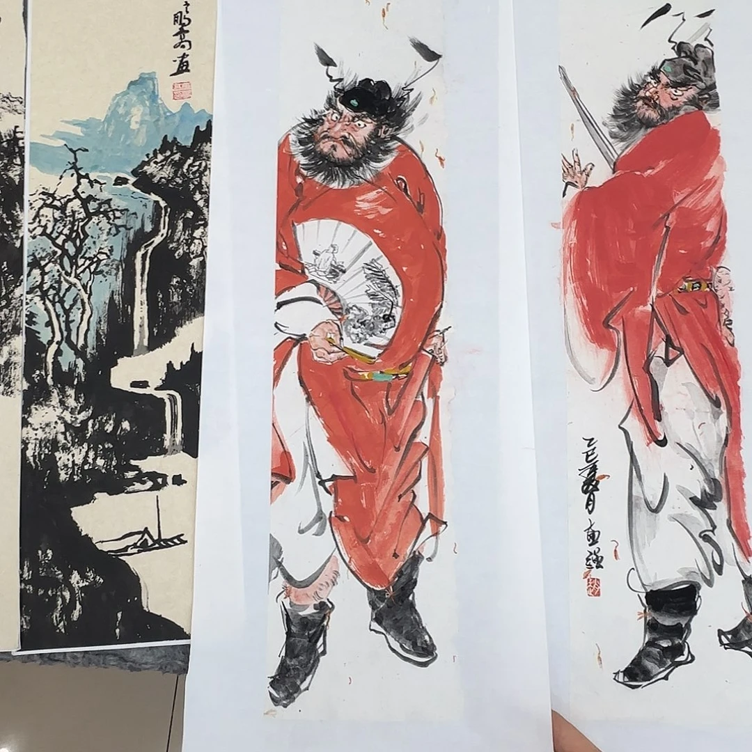 四***盼国画钟馗小品软片