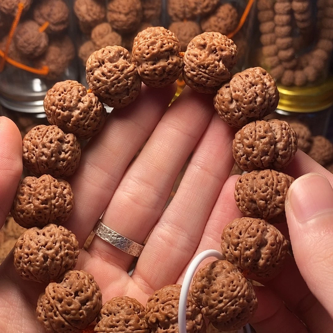 未***李手串金刚菩提21龙牙梅花超头