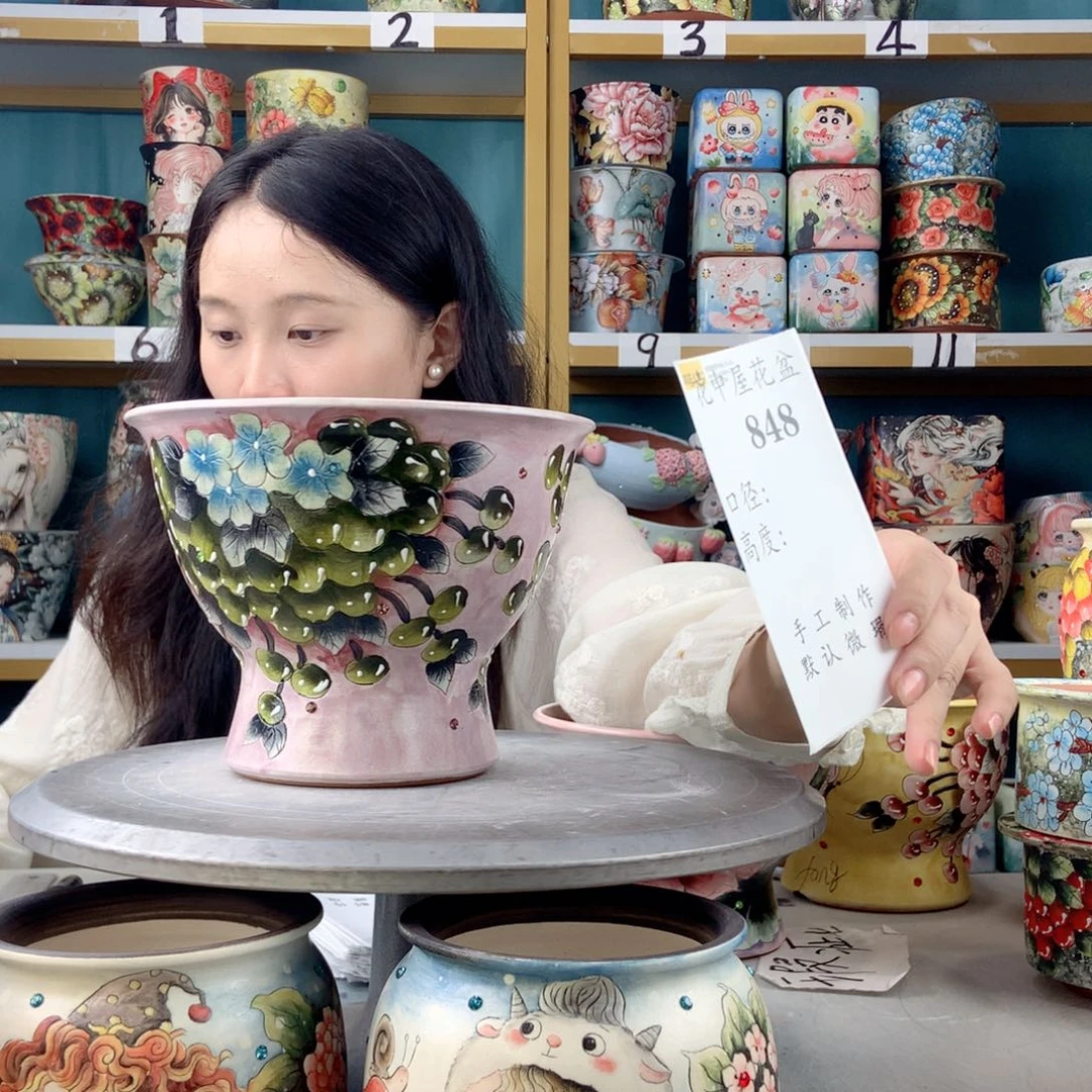 罐景德镇手工瑕疵848