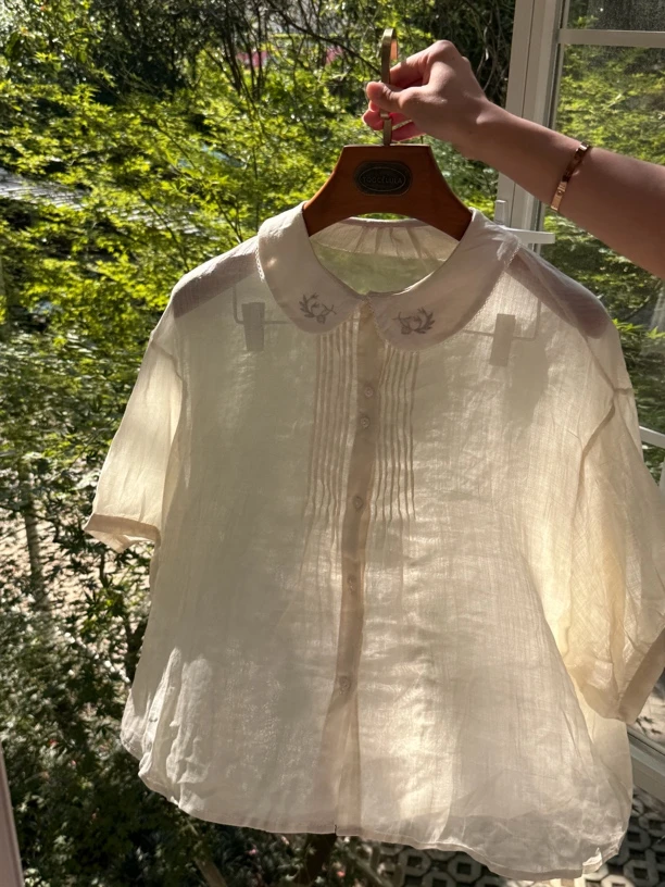 「大昕·午后绿野」2025初夏新款小衫