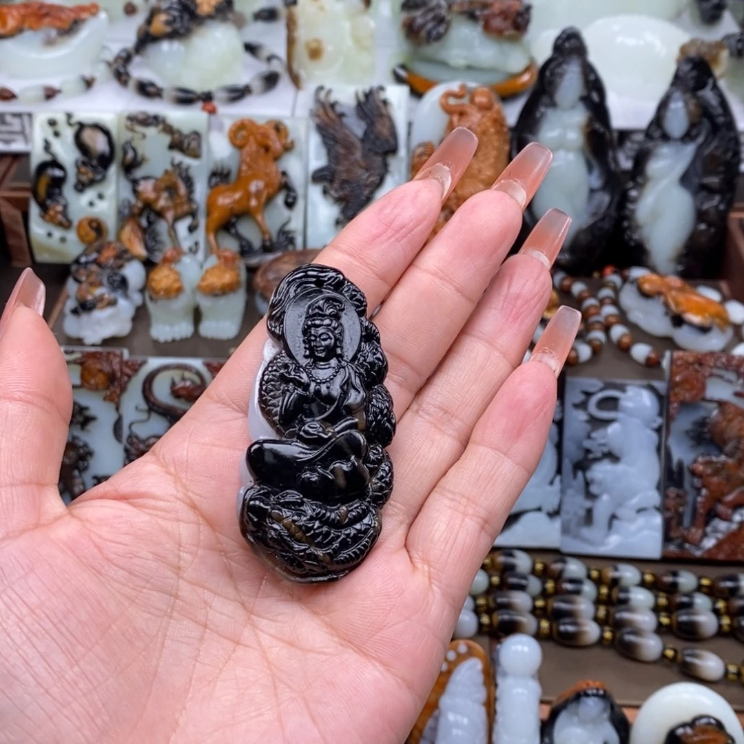 颈饰未镶嵌和田玉眯****界