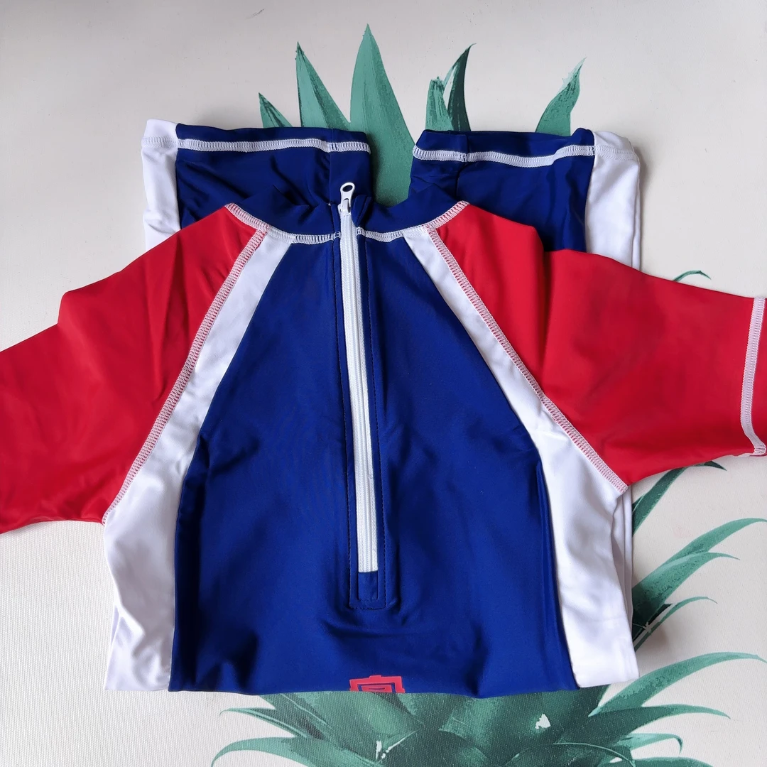 大庆仓 男童连体泳衣套装BD2251035-1 库位地