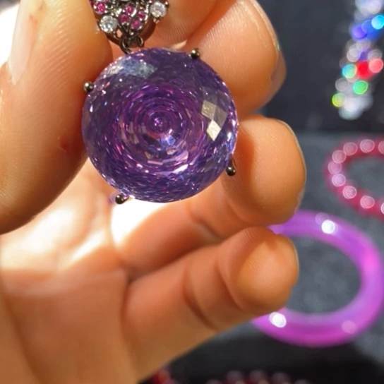 红宝石戒指银S925镶嵌