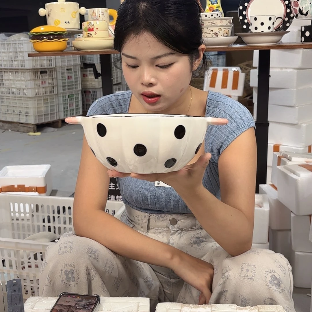 瓷微瑕陶瓷餐具釉下彩