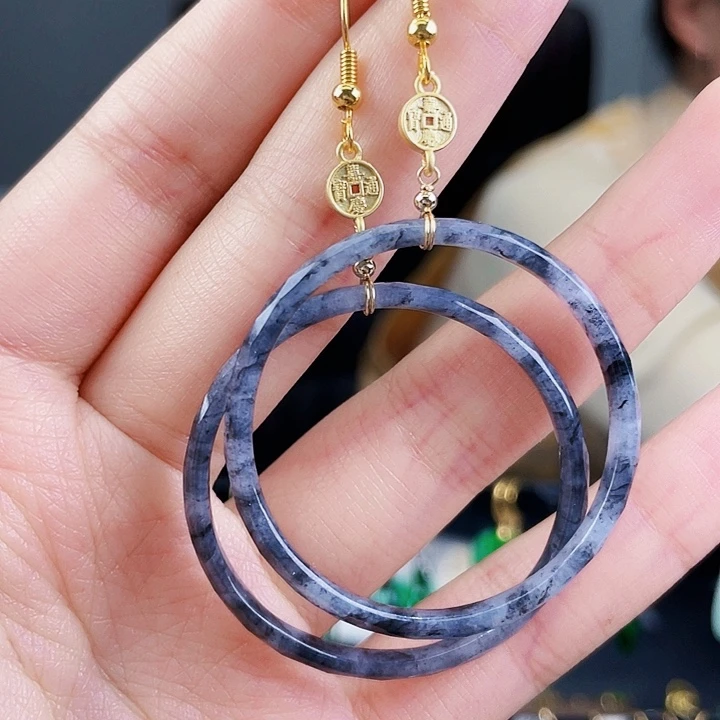 翡翠耳饰未镶嵌饰品