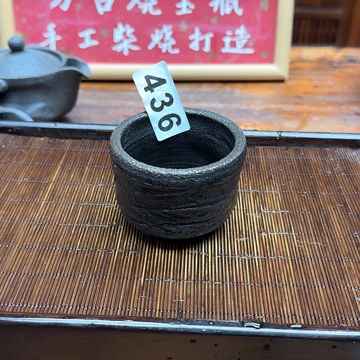 纯手工制作粗陶茶具