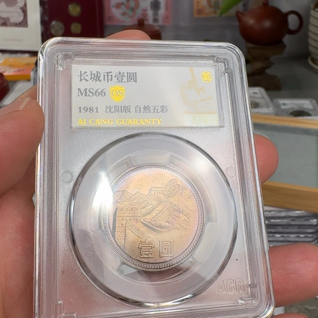 1981年一元硬币自然五彩